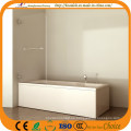 Pantalla de baño de vidrio con bañera simple (ADL-8601)